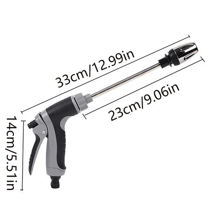 Portable High-Pressure Water Gun Adjustable Metal Cleaning Car Wash Machine Garden Watering Hose Nozzle Sprinkler Foam Water Gun