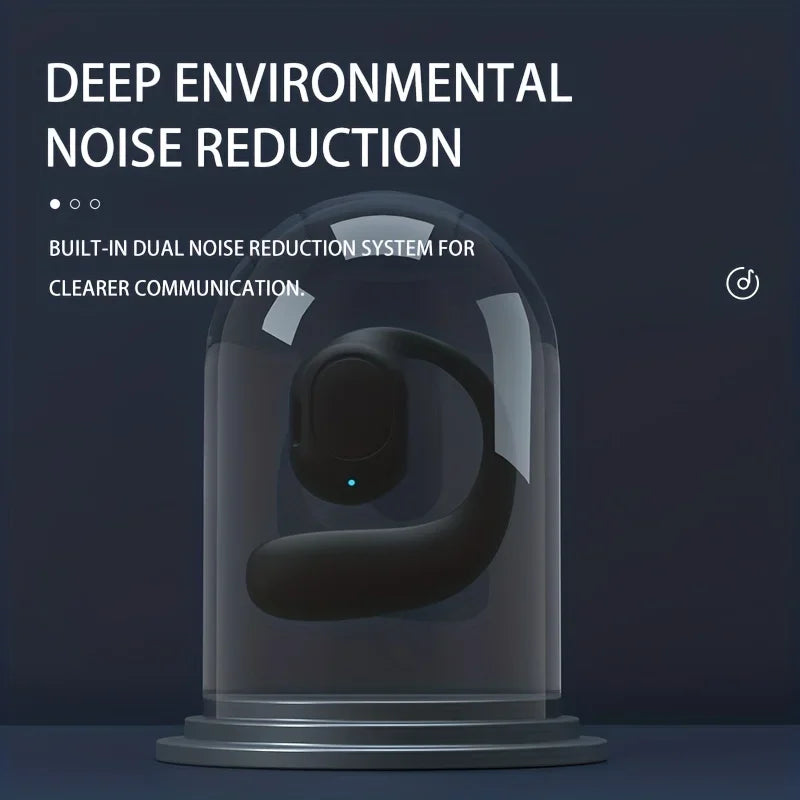 Open-Ear Bluetooth Headphones With Mic – Noise Cancelling