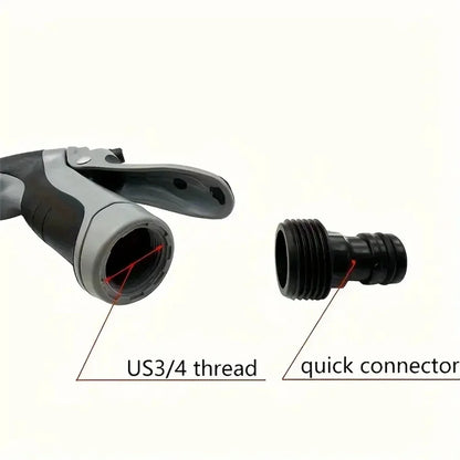 Portable High-Pressure Water Gun Adjustable Metal Cleaning Car Wash Machine Garden Watering Hose Nozzle Sprinkler Foam Water Gun