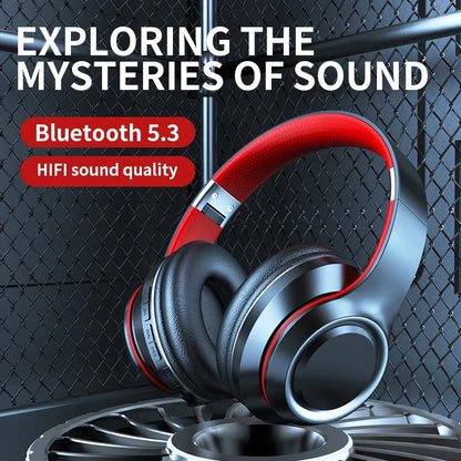 Bluetooth Over-Ear Wireless Headphones – Deep Bass & Mic